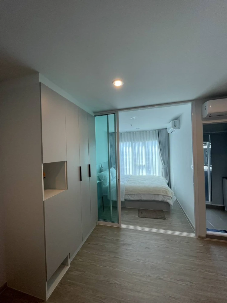 For rent: Regent Home Bangna, 30th floor, river view, corner room with privacy, convenient and complete here. Book now, don't miss out.