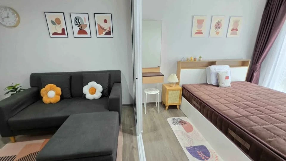 ให้เช่า Regent Home Bangna วิวสระ + วิวสวน แบบไม่ต้องก้ม ไม่ใกล้ลิฟท์และห้องขยะ ห้องไม่ร้อน ต้องจอง