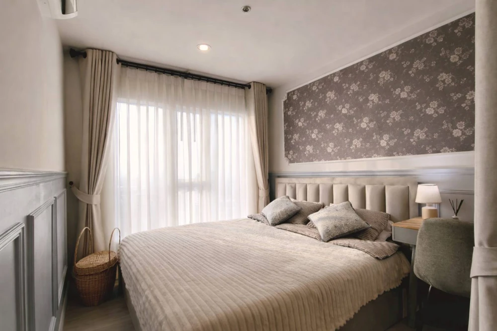 For rent: Regent Home Bangna, high floor, comfortable living, built-in interior, stunning Chao Phraya River view. Book now, don't miss out! +++