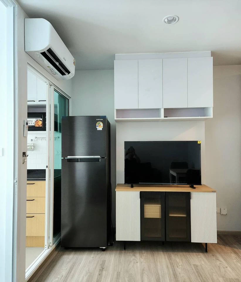 ให้เช่า Regent Home Bangna ห้องพร้อมอยุ่ เฟอร์ เครื่องใช้ไฟฟ้าครบ มาแต่ตัวเข้าอยู่ได้เลย
