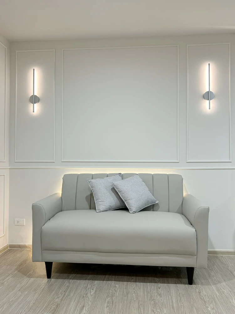 For rent: Regent Home Bangna, a rare room with a pool view, beautifully decorated in bright white and gray tones, very pleasing to the eye. Don't miss