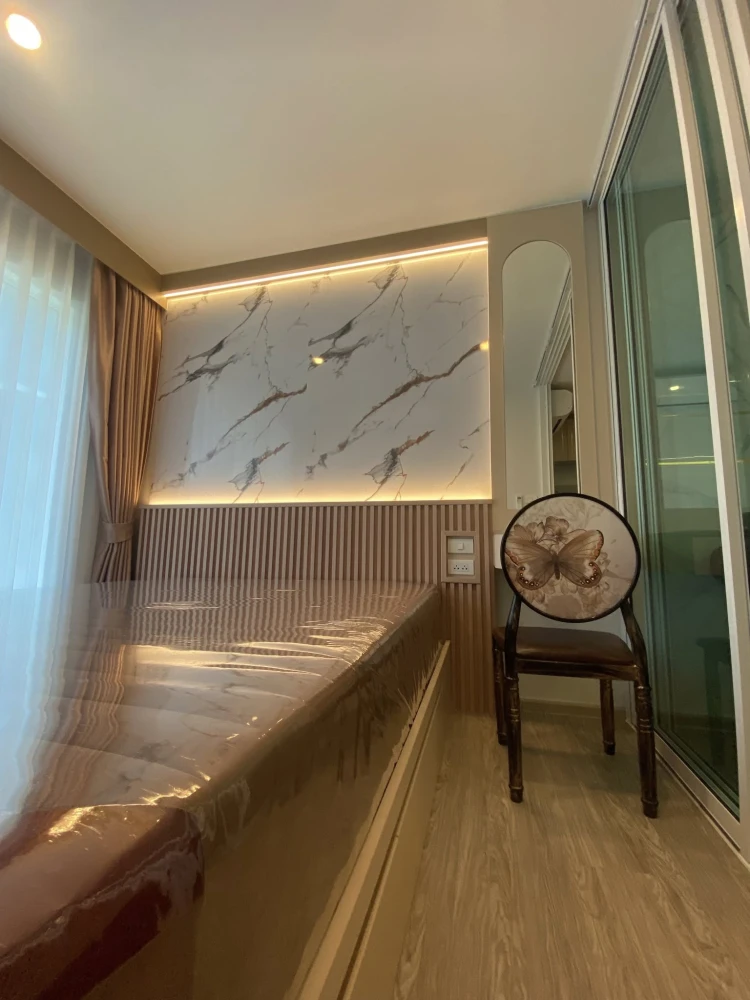 ให้เช่า Regent Home Bangna ห้องแต่งสวยคุมโทน บิ้วอินผนังลายหินอ่อนสุดปัง เฟอร์ครบครัน จองเลย