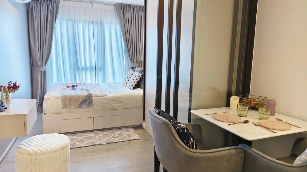 ให้เช่า Regent Home Wuttakat ห้องแต่งสวยคุมโทน เฟอร์ครบ ทำเลดี จองเลย