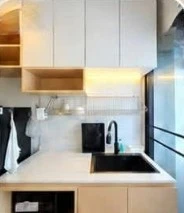For Rent: Regent Home Wutthakat, Building A, 7th Floor (same level as the common facilities). Features a separate kitchen and a cozy, well-decorated i