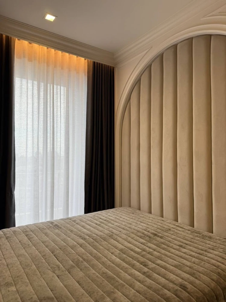 For rent: Rhythm Charoenkrung Pavillion, 9th floor, beautiful room, spacious, comfortable, fully furnished, reserve now, hurry!