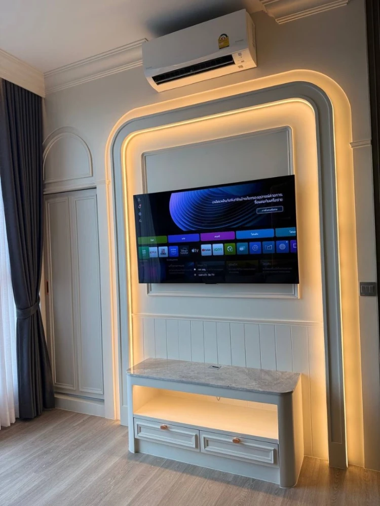 For rent: Rhythm Charoenkrung Pavillion, 9th floor, beautiful room, spacious, comfortable, fully furnished, reserve now, hurry!