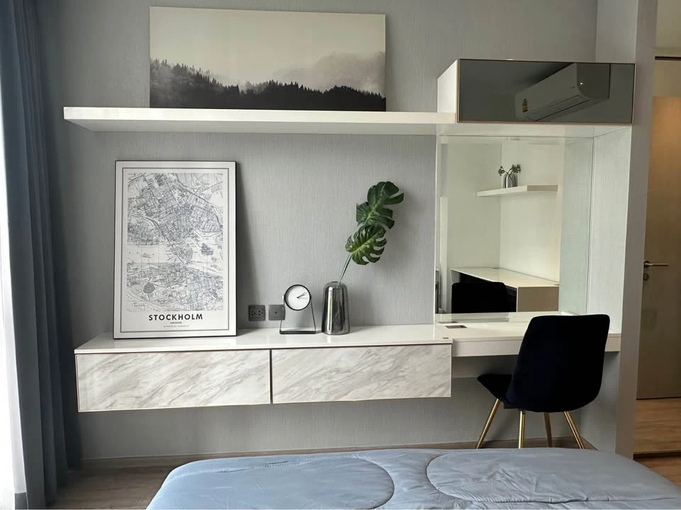 For rent: Rhythm Ekkamai, private corner location with garden view, fully furnished, book now!