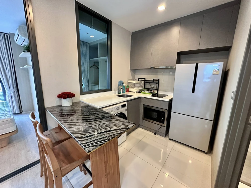 For rent: Rhythm Rangnam, 1 bedroom, 1 bathroom, decorated in a theme, with quality built-in furniture. Reserve now!