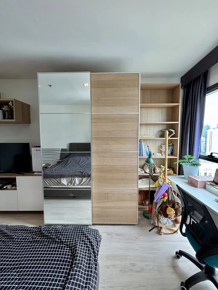 Studio apartment for rent at Rhythm Rangnam. Prime location and fully furnished. Don't miss out!