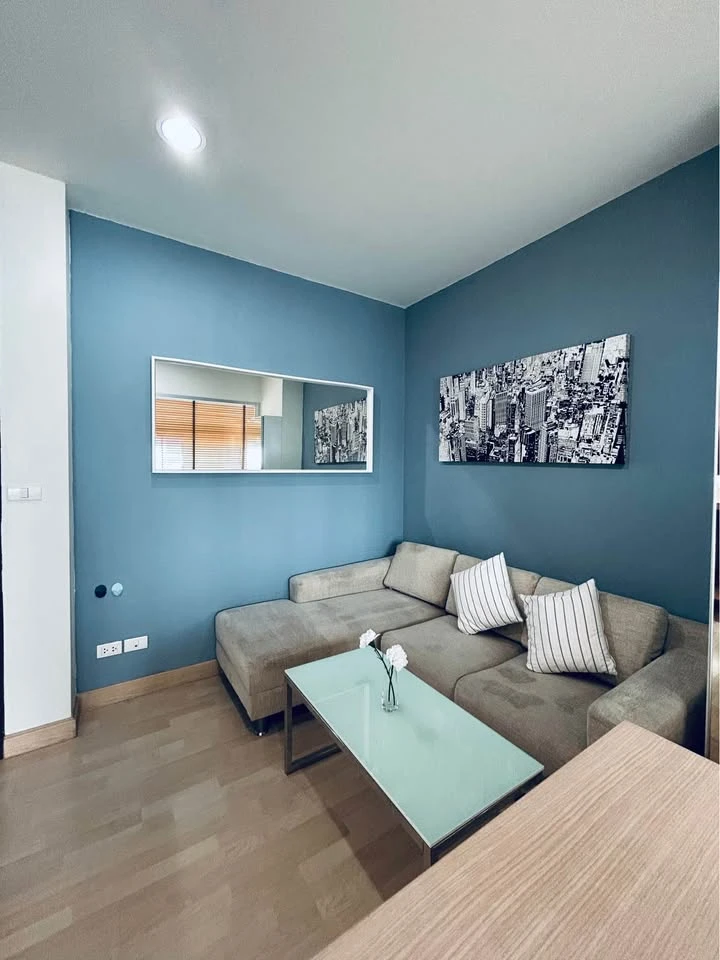 For rent: Rhythm Ratchada, spacious room, comfortable, great city view, fully furnished, ready to move in