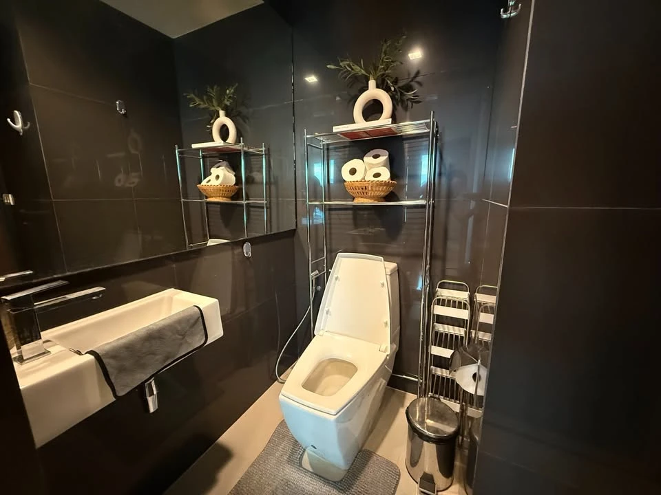 For rent: RHYTHM SATHORN, 29th floor, very high floor, river view, fully furnished. Just bring your belongings and move in.