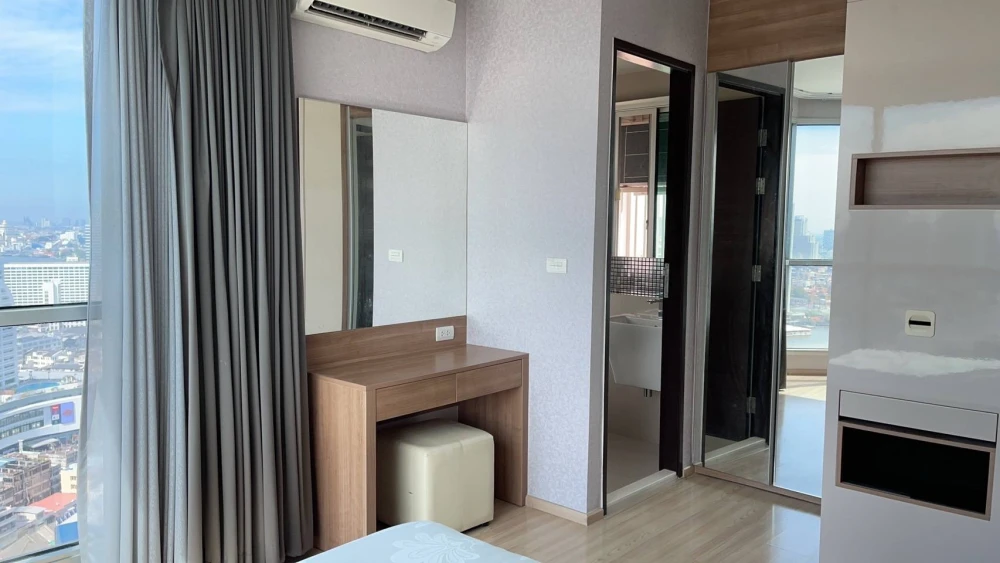 For rent: Rhythm Sathorn, 30th floor, river view, fully furnished, ready to move in. We can tell you that you definitely must not miss this.