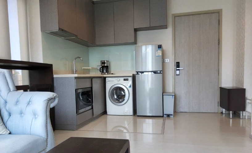 For Rent: Rhythm Sukhumvit 36-38, 14th Floor. City and garden views, fully furnished. Book now—don't miss out!
