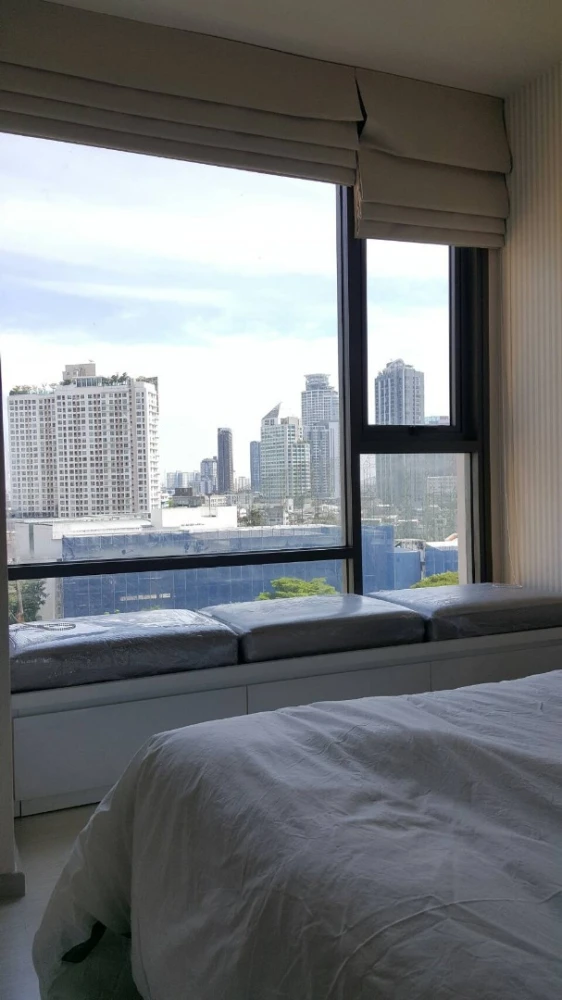 For rent: Rhythm Sukhumvit 42, beautiful view, nothing blocking it, reserve now, don't miss out, hurry!