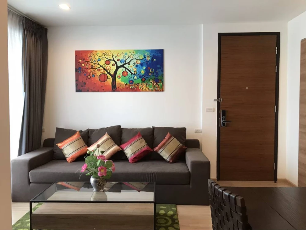 For rent: Rhythm Sukhumvit 50, 2 bedrooms, good location, convenient transportation, fully furnished, don't miss out on this great deal!
