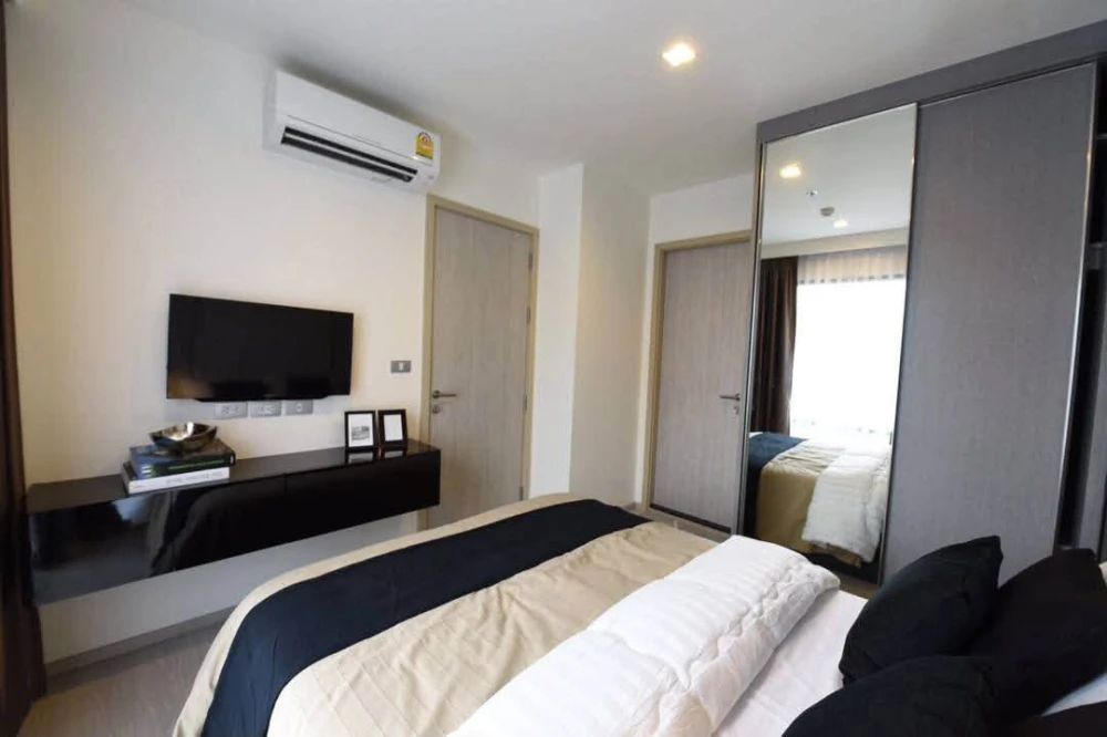 For Rent: Rhythm Sukhumvit 36-38. Beautiful view, 35 sq.m., well-decorated. Move-in ready—just bring your suitcase!