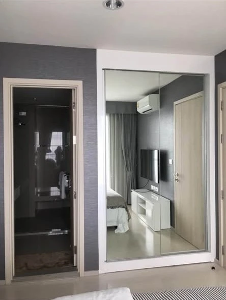 For rent Rhythm Sukhumvit 42, 35th floor, very high, beautiful view, electrical appliances ready to move in immediately