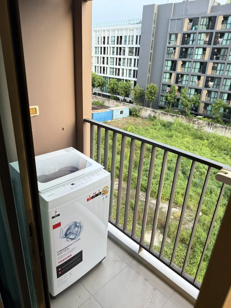For rent Rich Park Terminal Phahon Yothin 59, 5th floor (30 sq m.), 1 bedroom, 1 bathroom, fully furnished, don't miss it.