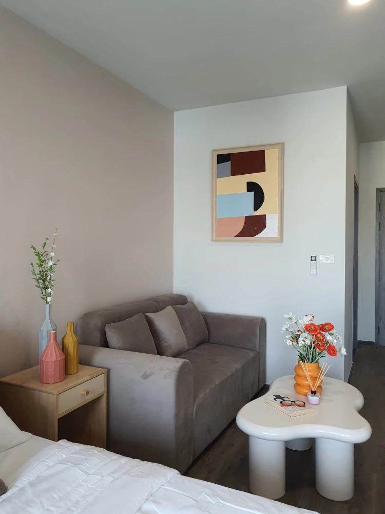For rent: Rich Point @ BTS Wutthakat, 6th floor, beautiful room, fully furnished, ready to move in, reserve now, urgently.