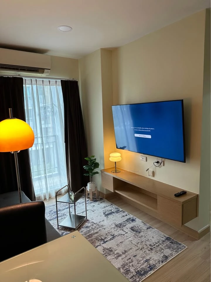 For rent: Rill Condo Rangsit, 3rd floor, beautiful room, fully furnished, reserve now!