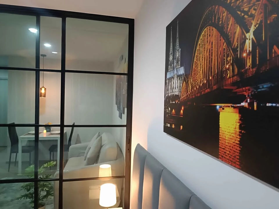 For rent: Rye condo Sukhumvit 101/1, separate rooms, well-divided zones, good price, come and visit, don't miss out.