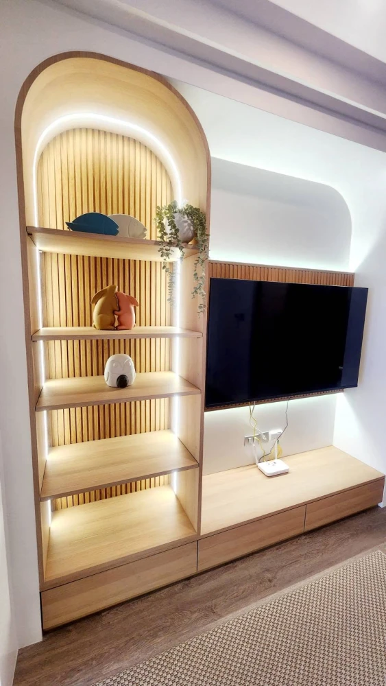 For rent: Salaya One Residences, beautifully decorated minimalist room with high-quality built-in furniture. Book now!