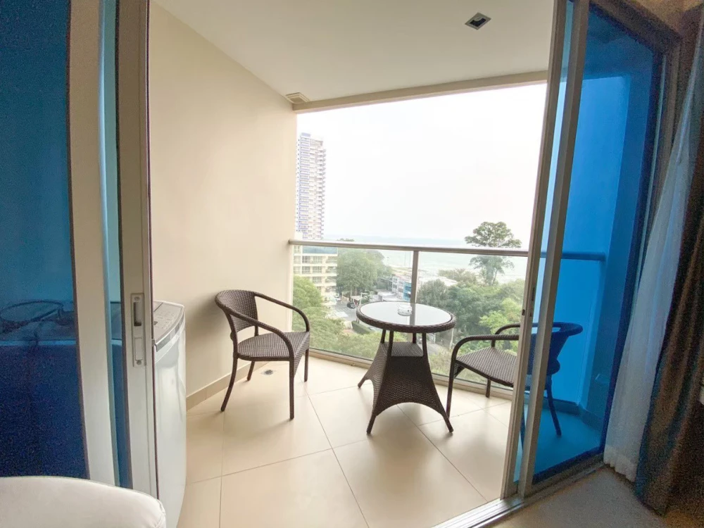 For rent: Sands Condominium Pattaya, ready to move in, sea view, clean white room tone, good like this, hurry and book now+++
