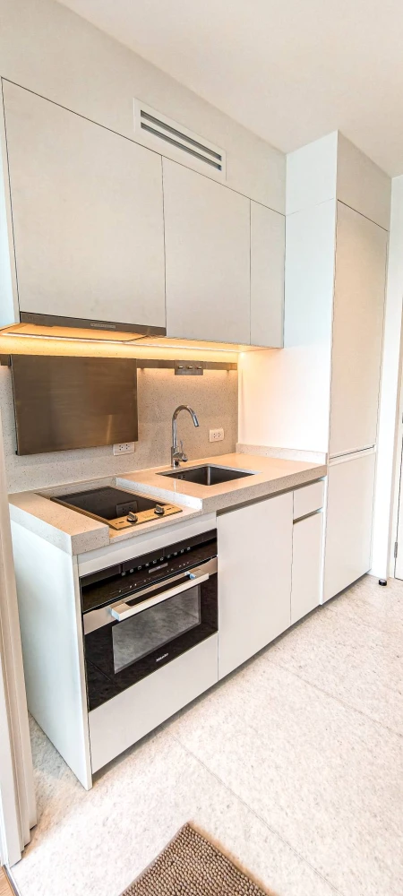 SCOPE Promsri condo for rent, 8th floor, garden view, fully furnished, very livable. Book now, don't wait!