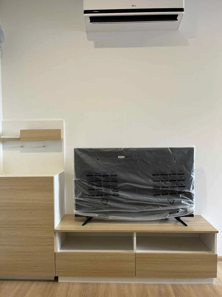For rent: Sena Kith Chalong Krung-Ladkrabang, 1 bedroom, 1 bathroom, fully furnished and equipped, just bring your bags and move in!