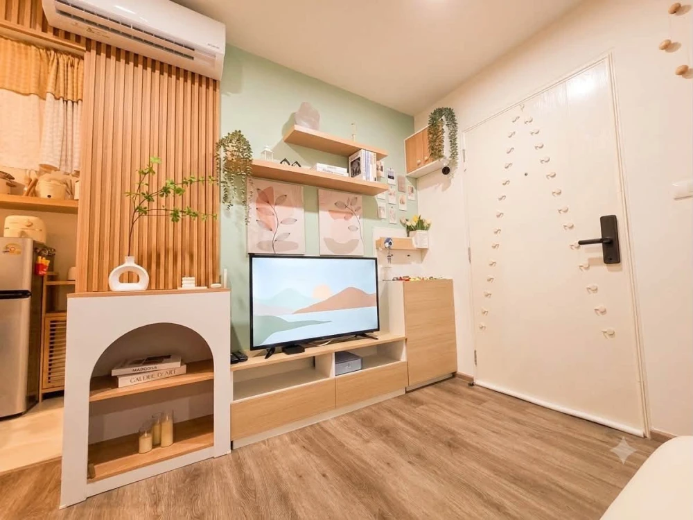 ให้เช่า Sena Kith Srinakarin - Sridan ห้องแต่งสวยสไตล์มินิมอล บิวท์อินเฟอร์นิเจอร์อย่างดี ห้ามพลาด