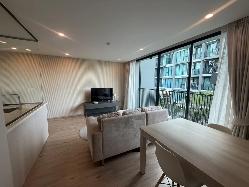 For Rent: Serio Sukhumvit 50, 3rd floor. Fully furnished and inviting unit—book now before it's gone!