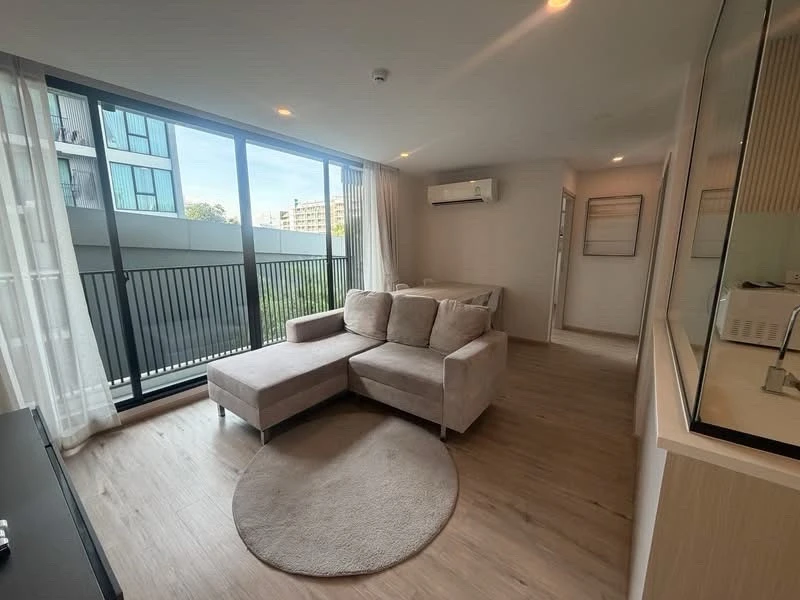 For Rent: Serio Sukhumvit 50, 3rd floor. Fully furnished and inviting unit—book now before it's gone!