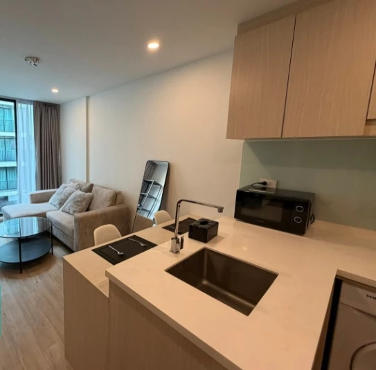 For Rent: Serio Sukhumvit 50, 3rd floor. Fully furnished and inviting—book now, don't wait!