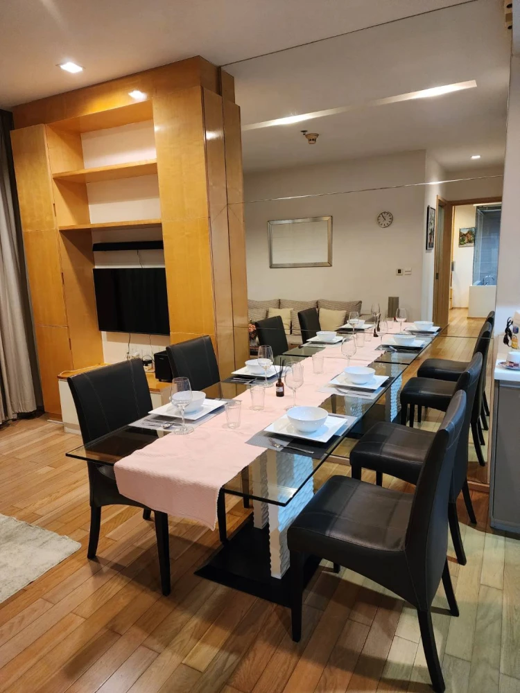 For rent Siri@ Sukhumvit (Siri at Sukhumvit), spacious room, comfortable, suitable for a family, well-built-in room, full of amenities, book now, don'