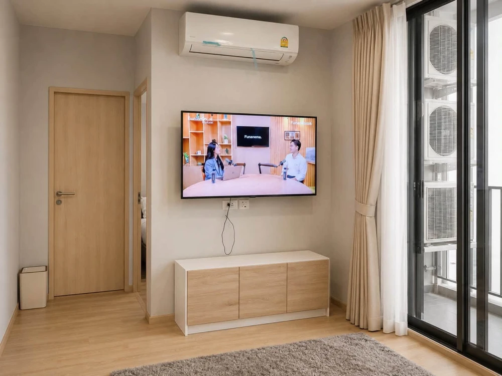For rent: Skyrise Avenue Sukhumvit 64, auspicious unit number, smart furniture: featuring a "multifunctional bunk bed". Book now!