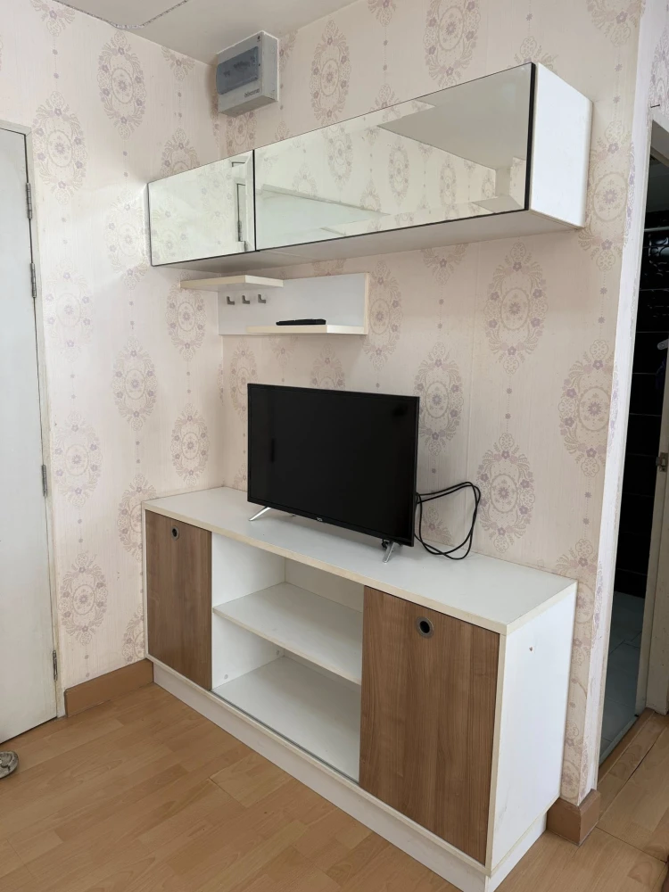 ให้เช่า Smart Condo Rama 2 1 ห้องนอน 1 ห้องน้ำ เฟอร์นิเจอร์ครบครัน ติดวอลเปเปอร์อย่างดี จองเลย