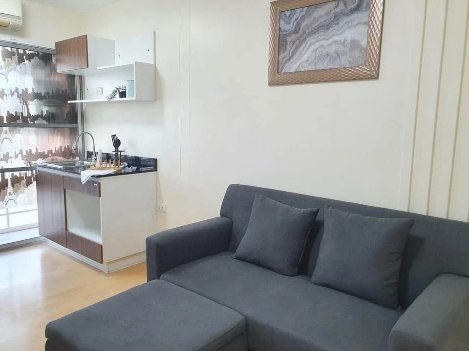 For rent: Smart Condo Rama 2, 6th floor, separated rooms, comes at a low price, easy on the wallet, good like this, don't miss it.