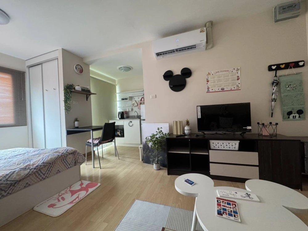 For rent: Smart Condo Rama 2, 8th floor, nice room, fully furnished. Interested? Hurry and reserve now!