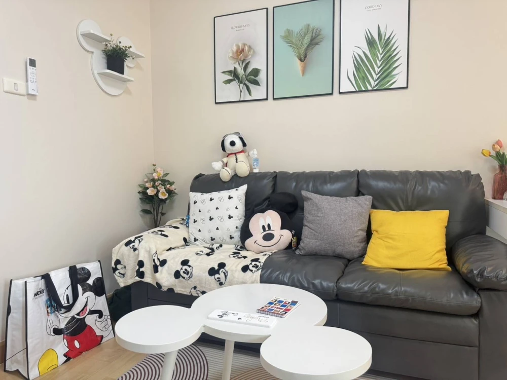 For rent: Smart Condo Rama 2, 8th floor, nice room, fully furnished. Interested? Hurry and reserve now!