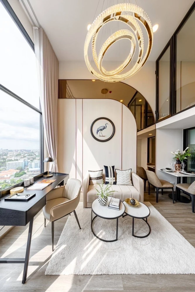 For rent: So Origin Kaset Interchange, high ceilings, spacious and airy, great location, fully furnished, convenient transportation. Book now!