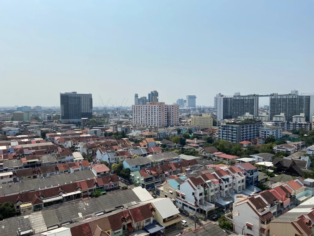 For rent: S&S Sukhumvit 101/1, 16th floor. Unobstructed view, private, fully furnished, ready to move in.