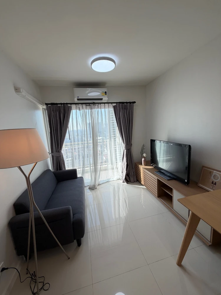 For rent: S&S Sukhumvit 101/1, 16th floor. Unobstructed view, private, fully furnished, ready to move in.