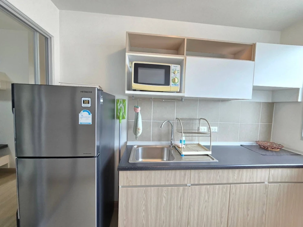For rent Supalai City Resort Chonburi, 15th floor, corner room, fully furnished, reserve now!