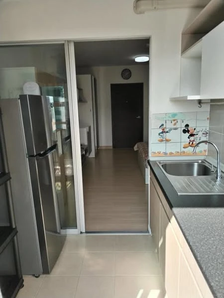 For rent Supalai City Resort Chonburi, 6th floor, fully furnished room, ready to move in, book now, urgently.