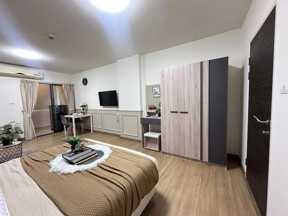 ให้เช่า Supalai City Resort Ramkhamhaeng 1 ห้องนอน 1 ห้องน้ำ บิ้วอินเฟอร์นิเจอร์อย่างดี พลาดแล้วจะเสียใจ