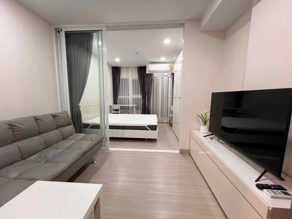 For rent: Supalai City Resort Charansanitwong 91, 7th floor, balcony with morning sun, not hot in the afternoon, fully furnished. Reservation required
