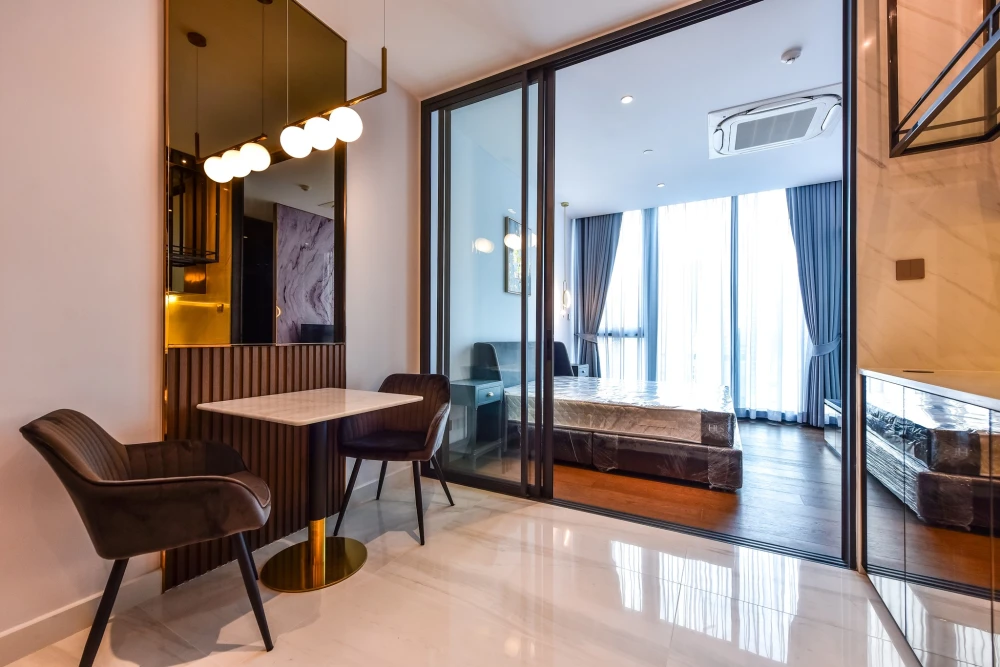 For rent Supalai Icon Sathorn, a beautifully decorated room, fully built-in. If you don't book, you'll regret it later.