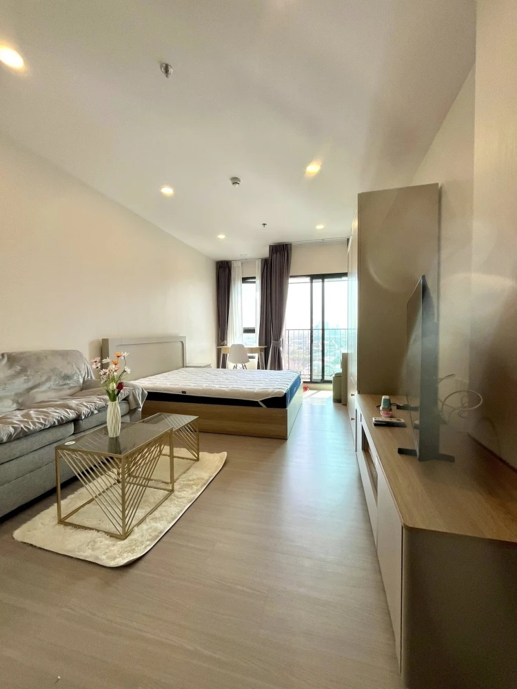 For rent: Supalai Lite Tha Phra-Wongwian Yai, ready to move in, fully furnished, high floor. Just bring your personal belongings and move in!