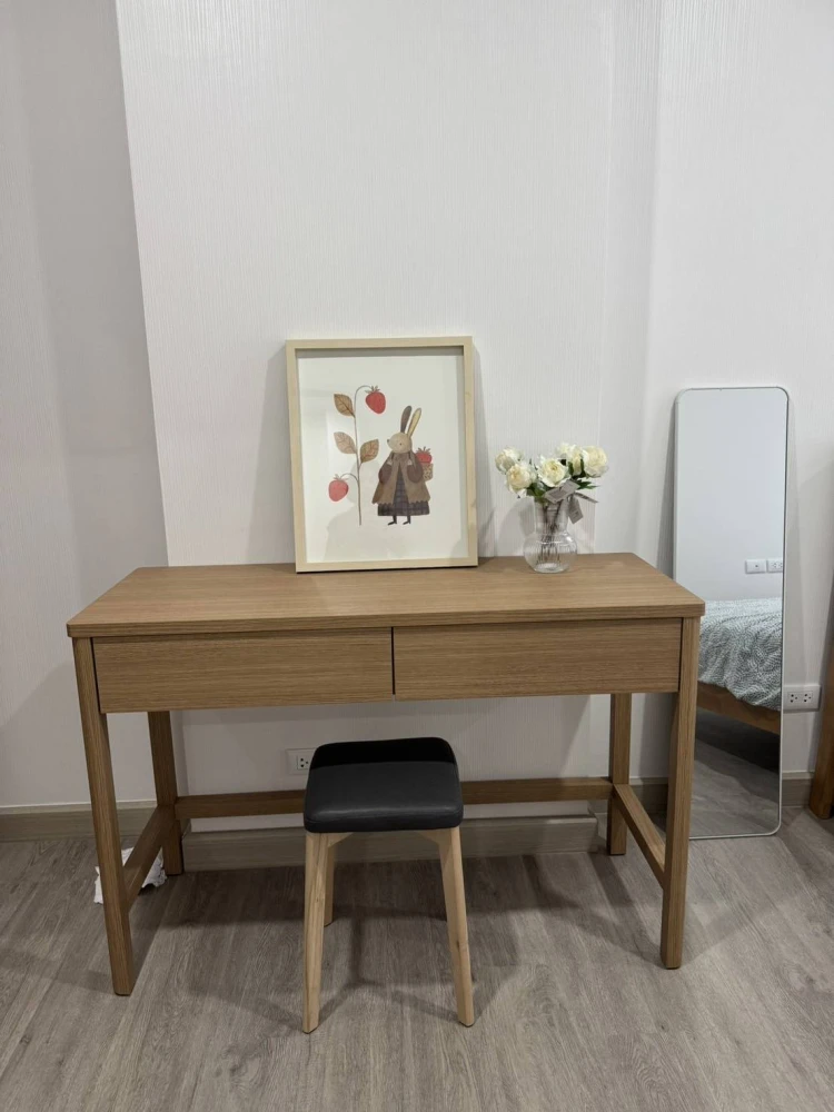 For rent Supalai Loft Phasi Charoen Station, room on a very high floor (22nd floor), fully furnished and equipped with appliances, reserve now.