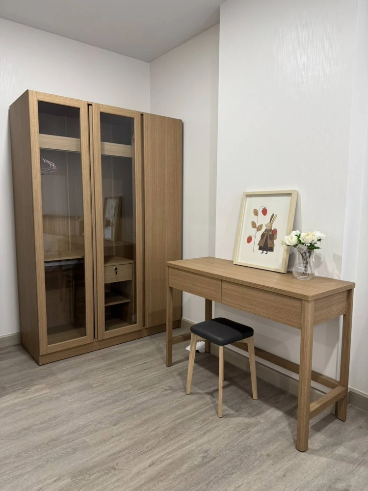 For rent Supalai Loft Phasi Charoen Station, room on a very high floor (22nd floor), fully furnished and equipped with appliances, reserve now.